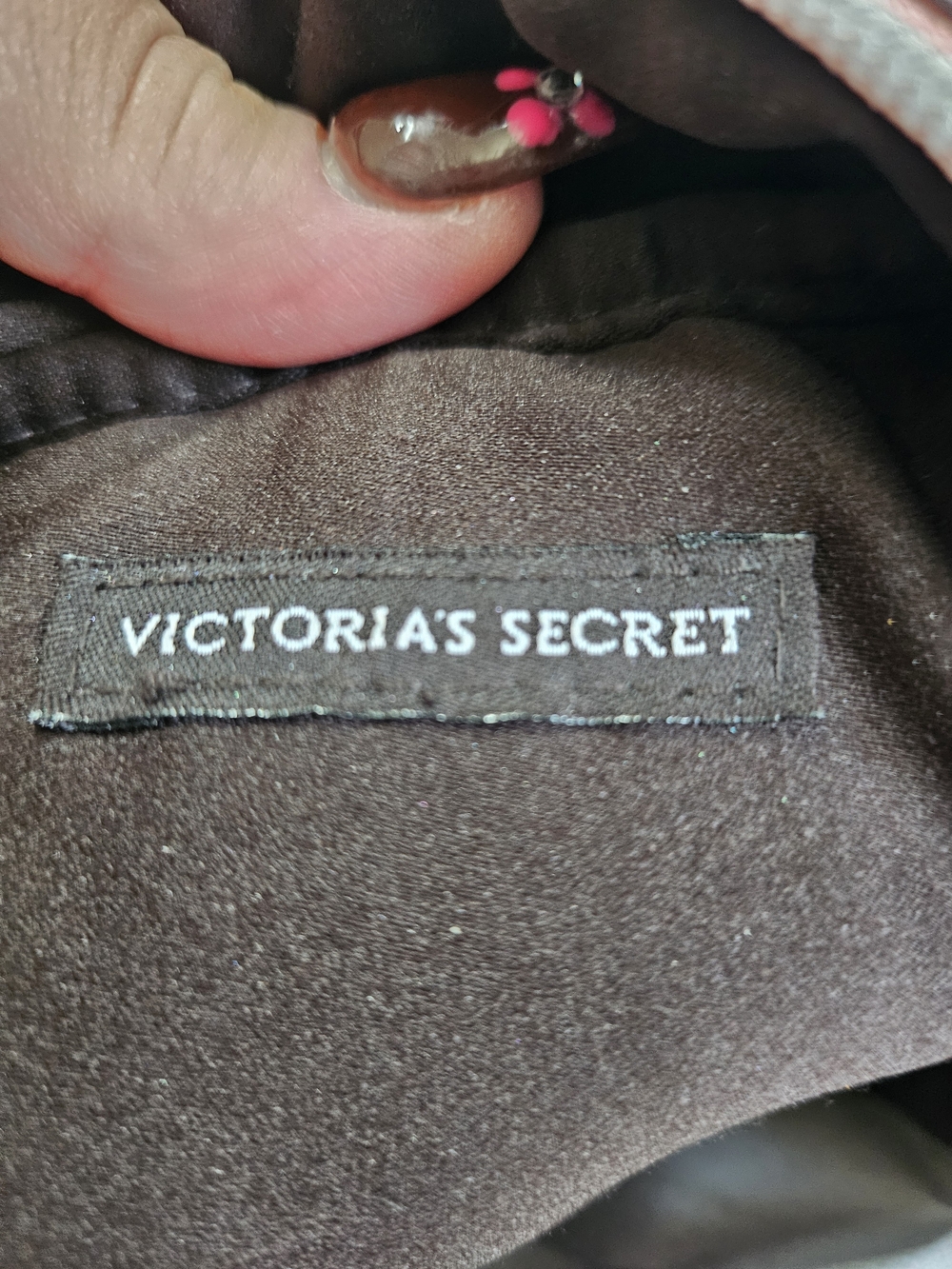 Victoria's Secret Blush Pink Suede Satchel - Picture 4 of 13